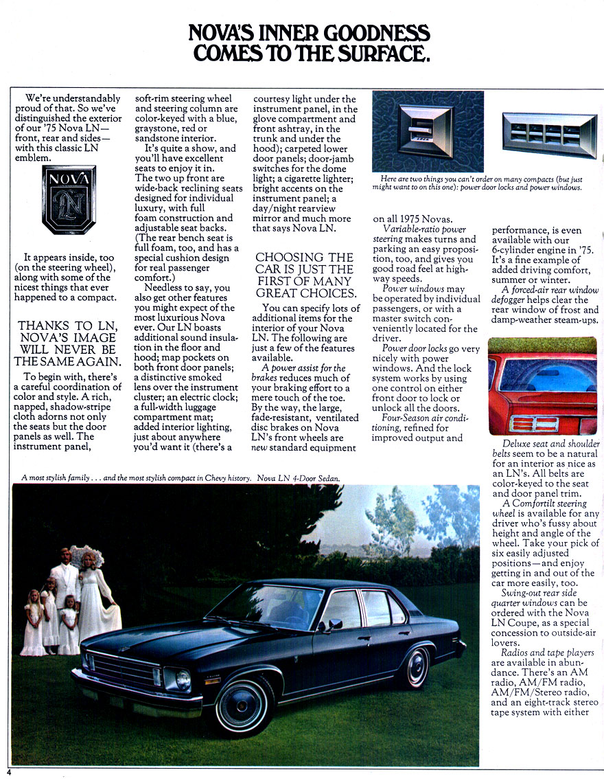 1975 Chevrolet Nova Brochure Page 8